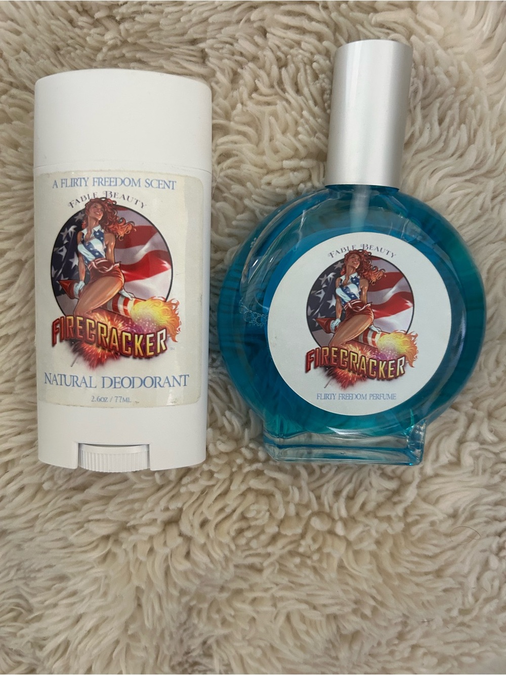 Fable beauty Firecracker Natural Deodorant & Perfume Set